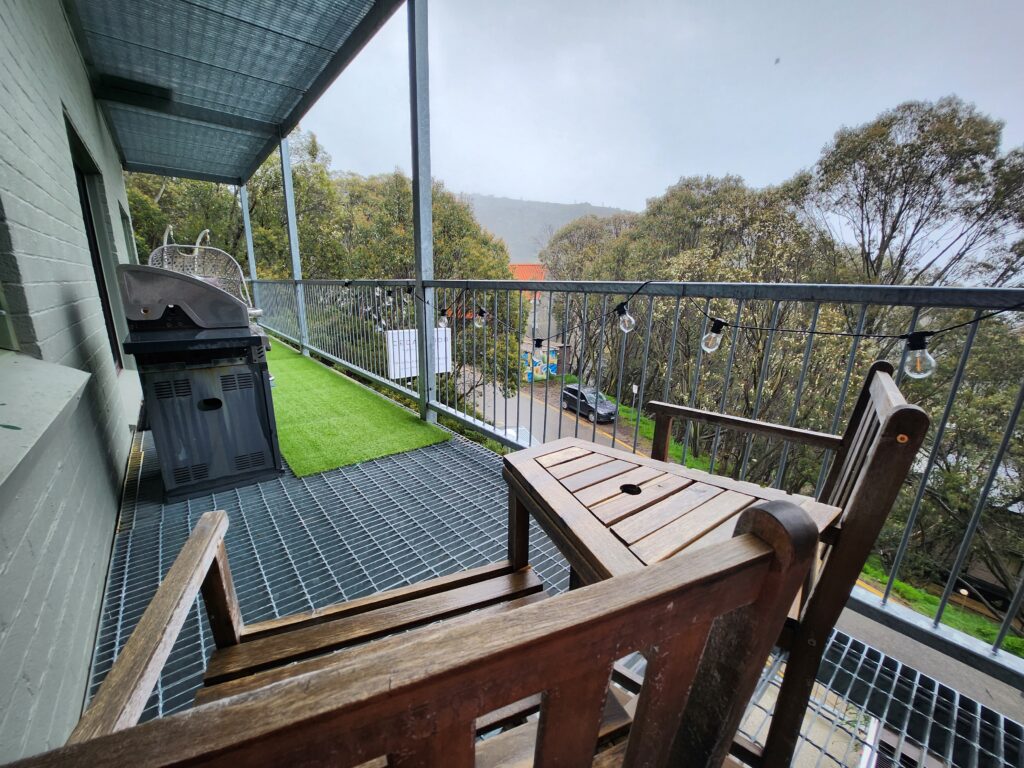 Cedarwood Apartments Luxury Falls Creek Accommodation Apartment 2 Balcony